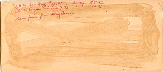 Gilpin Air Lines Advertising Board, Showing Route, Date Unknown